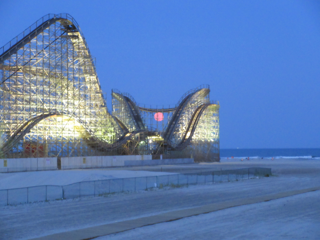 Moon in the coaster